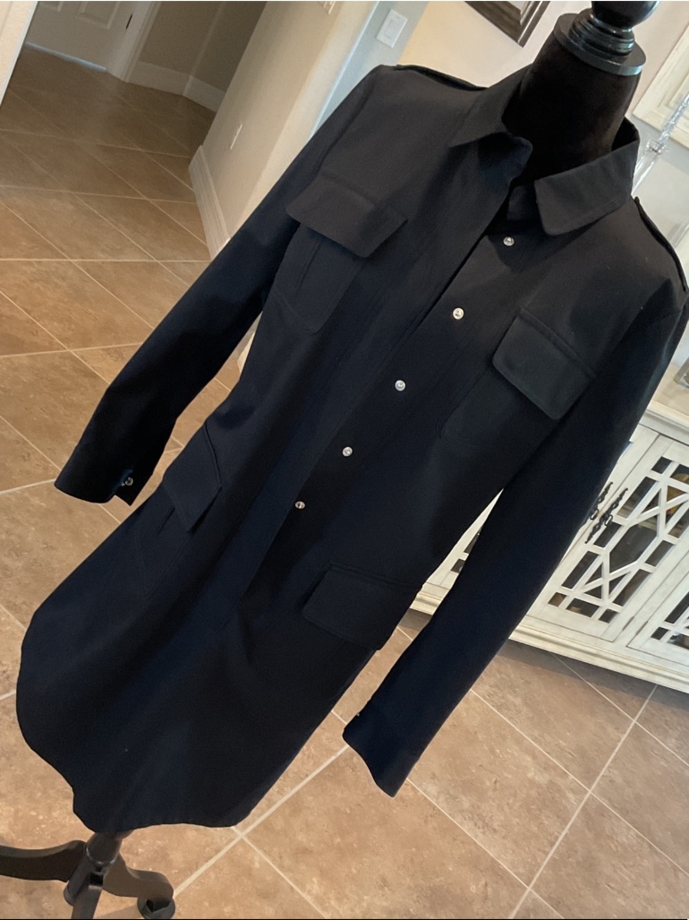 MIchael Kors snapfront dress, Ferragamo belt not included, size 10
